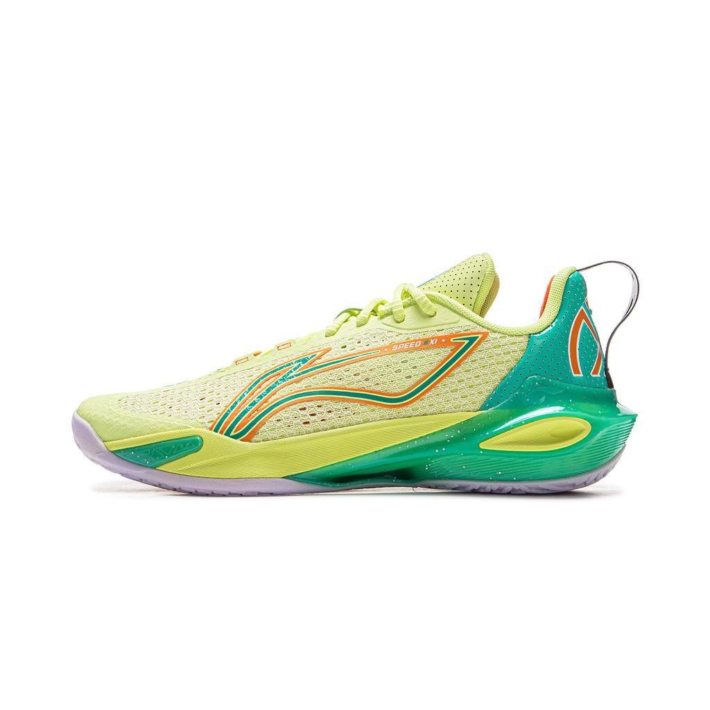Li Ning Speed 11 Cushioning Slip Resistant Abrasion Resistant Breathable Rebound Anti Twist Grip Low Top ABAV031-2