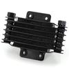 Black&Silver Universal 6 Rows Motorcycle Oil Cooler High Quality Engines Oil Radiator 190MM Motorcycle and Car Accessories
