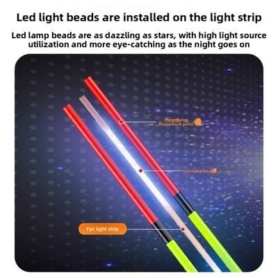 Superhelle LED Smart Schwimmer Spitze Leuchtend Ultra Empfindlich Leuchtender Schwimmer Elektronisches Design Intelligente Technologie Angel Schwimmer
