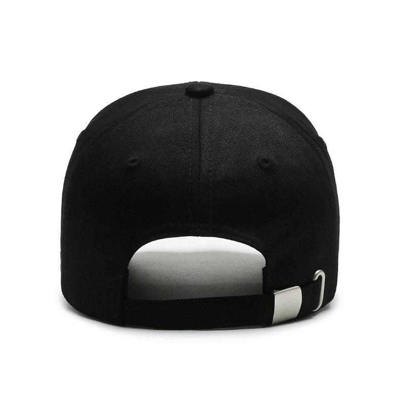 Trendy Cotton Duckbill Baseball Cap with Embroidered Letter Design for All Seasons