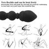 Male Anal Plug Pulling Beads Vibrator Posterior Stimulation Massager Strong Shock Masturbator Adult Products