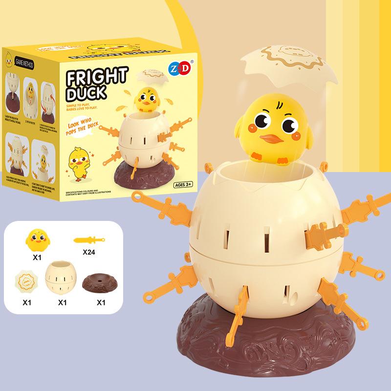 Mini Penguin Novelty Toys Pirate Bucket Plug-in Funny Parent-child Interactive Games Party Tricky Desktop Toy Thinking Training