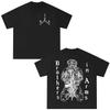 Tricou Unisex cu Imprimeu Față-Verso 'Brothers in Arms Skeleton' Îmbrăcăminte Femei Tricouri Casual de Vară din Bumbac Pur cu Mânecă Scurtă