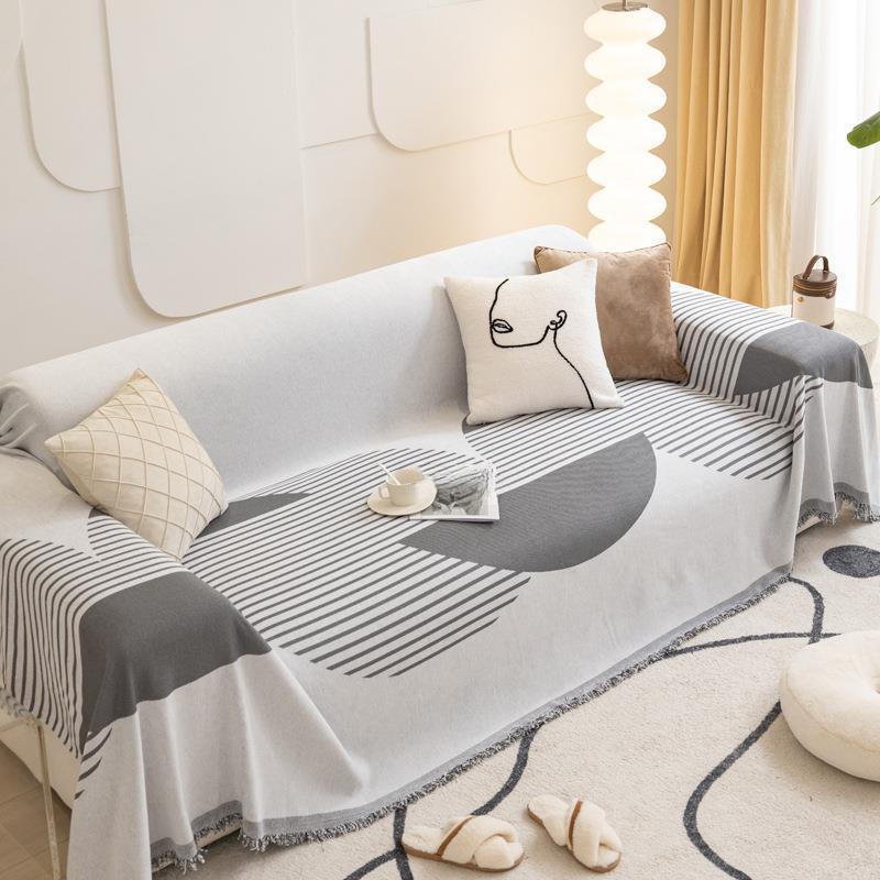 Sofa Cover Four Seasons Universal Chenille Sofa Cover Cover Non-slip Sofa Cushion Dust Cover All-inclusive.