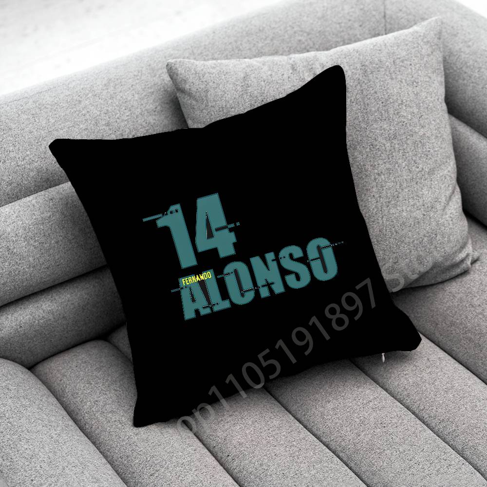 F-Fernando A-Alonso Throw Pillow Case For 45x45cm 40x40cm 55x55cm 50x50cm 30x30cm Square Car Pillowcase Shell