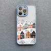 Winter Snow Street Scenery Phone Case For iPhone 17 Pro Max 16 15 Pro Max 14 Plus 13 Mini 12 11 Pro Max Shockproof Back Covers