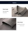Men's Spring/Autumn Mulberry Silk Button-Up Jacket - Middle-Aged Business Casual Outerwear