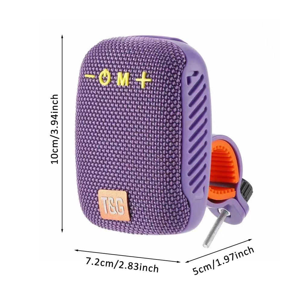 1Pc Outdoor Bicycle Bluetooth Speaker Portable Wireless Sound Box Rechargeable Handlebar Speaker Waterproof Bluetooth Speaker