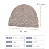 Autumn and winter new acrylic fiber knitted warm and comfortable wool hat women's daily commuting versatile face small temperament stacking hat
