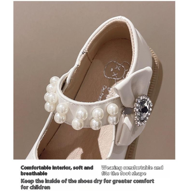 Spring New Fashion Girls Versatile Casual Comfortable Soft-soled Leather Shoes