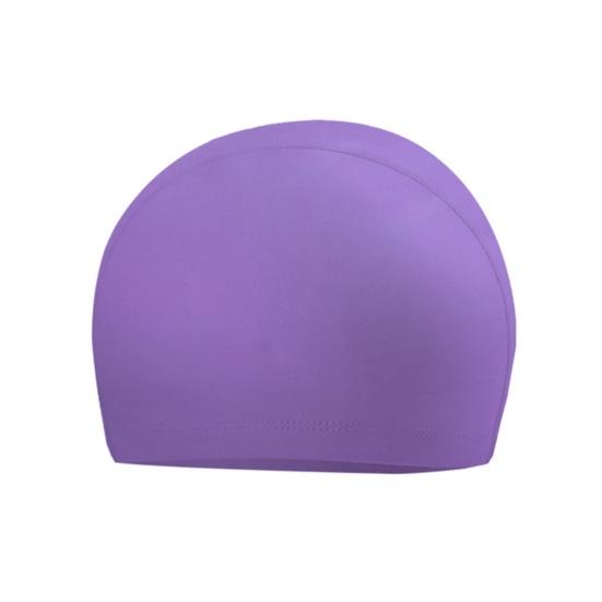 Waterproof Adults Cloth Swim Cap, Men Women Swimming Pool Hat, Non-slip Breathable Bathing Cap for Swimming, Water Activities
