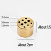 Lotus Alloy Multi-Hole Incense Holder and Burner for Aromatherapy