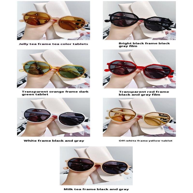 Želé Dámské sluneční brýle Unikátní Populární Hnědé Odstíny Béžový Kulatý Rám Sluneční Brýle Pro Ženy & Muže