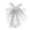 Bridal Veil Bride Elaborate Hair Clip Headscarf Veil Bachelorette Party White