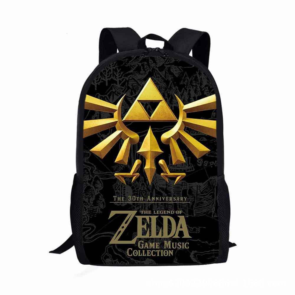 The Legend Of Zelda Student Backpack Durable Waterproof And Trendy For Kids