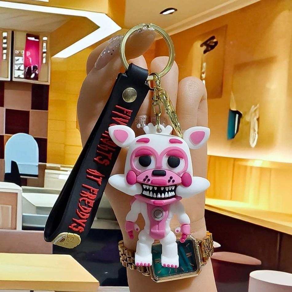 5 шт. Мультяшная Игровая Фигурка FNAF Медведь Фредди Фазбер Модель Игрушка Пять Ночей с Фредди Брелок Для Подарка