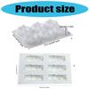 6 Cavity Silicone Mousse Cake Mold Mountain Shape Flexible Baking Molds for Baking and Dessert Nonstick Bread Making