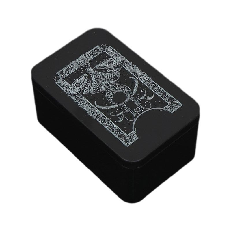 Boîte Tarot Rectangle Rangement Cartes à Jouer Boîte Rangement Bijoux Boîte d'Emballage