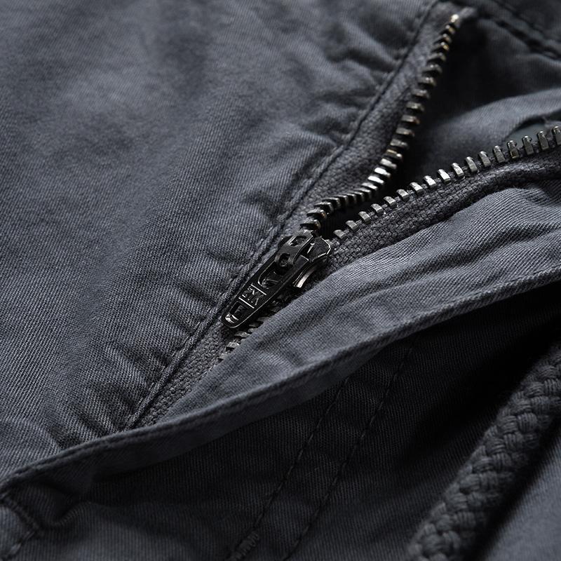 JAYSCE Men's Summer Shibuya Style Loose Fitting Work Shorts Amikaji Outdoor Multi Pocket Cargo Pants Oversized Classic Short