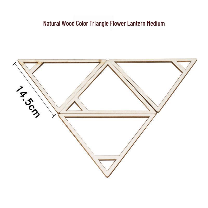 DIY Handmade Wooden Lantern Frame for Festival Decoration