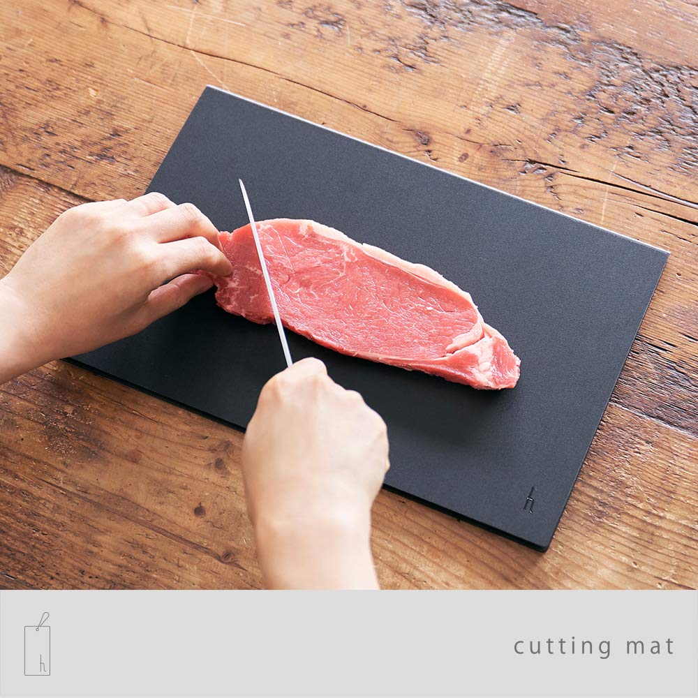 H Concept (H Concept) H Tag Cutting Mat S DH-010-S Black - Foldable, Space-Saving, Double-Sided, Outdoor Use