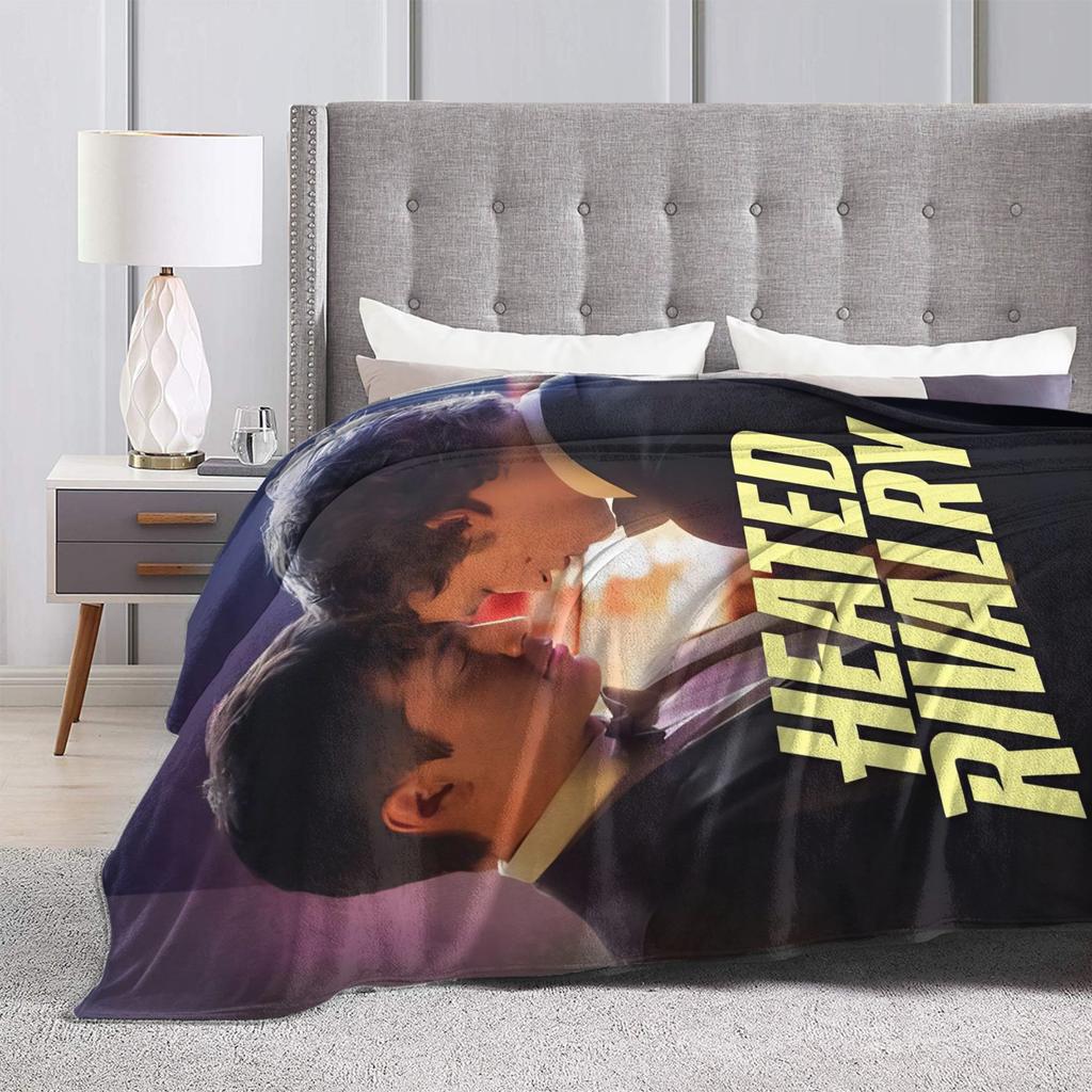 Heated Rivalry Blanket Canadian Sports Romance Flannel Awesome Warm Throw Blankets for Home Restaurant Winter