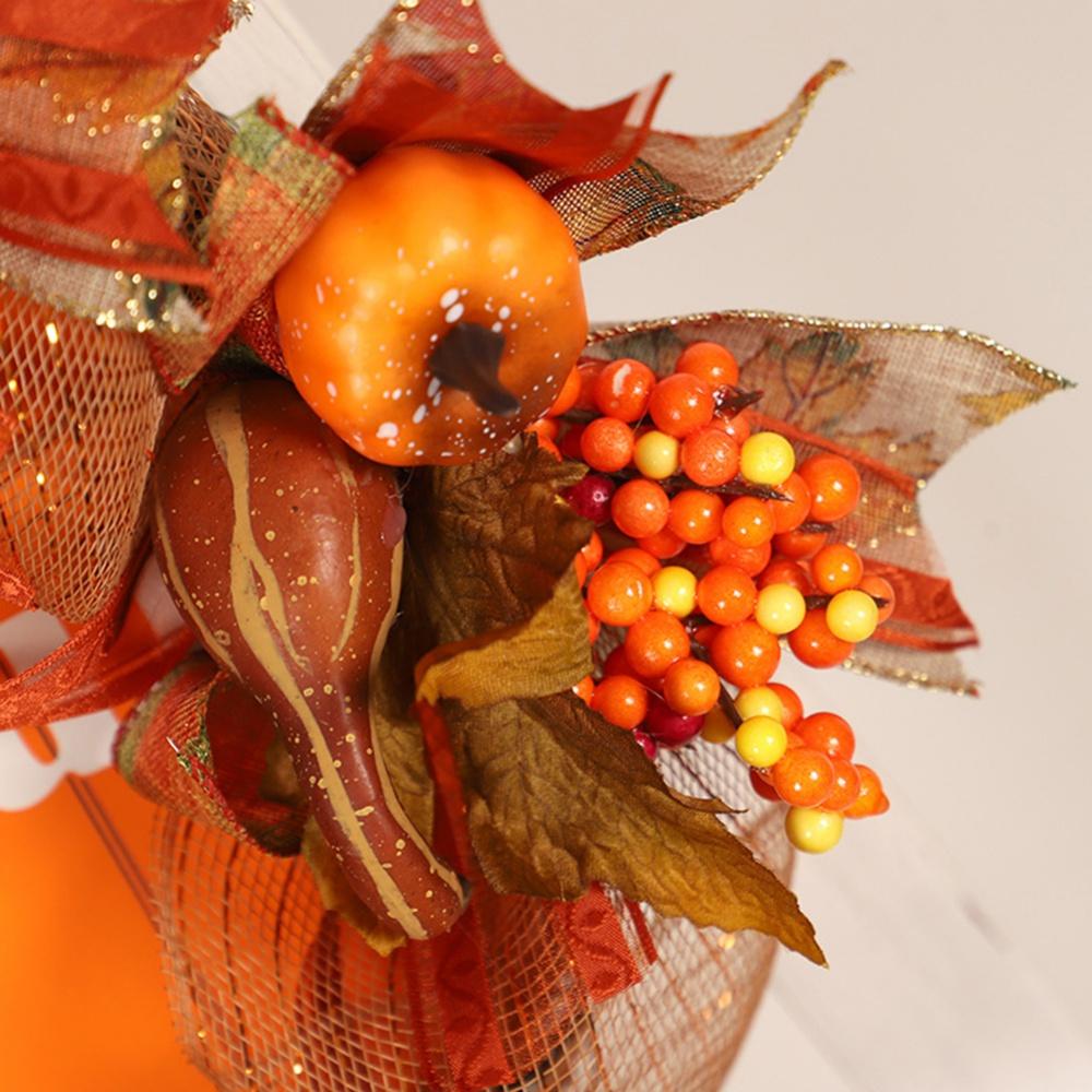 Podzimní věnce Umělé 15,7 palce s bobulemi, dýní, javorovými listy