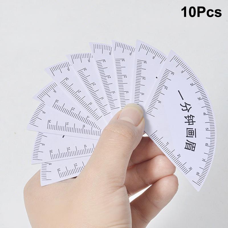 

Быстрый рисунок Дизайн бровей Линейка Микроблейдинг Инструмент для разметки Формирование Перманентный макияж Руководство для рисования Линейка Тату принадлежности Многоразовое использование