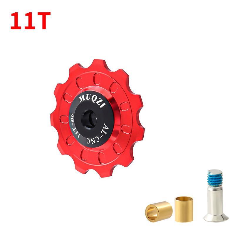 Ceramic Bearing Road Bike Rear Jockey Wheel 11T-17T Low Noise High Efficiency Pulley for Cycling Replacement 11T
