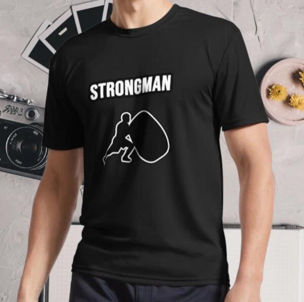 

New Shirt Strongman. Power and fitness Active Logo T-Shirt Funny Size S - 5XL S