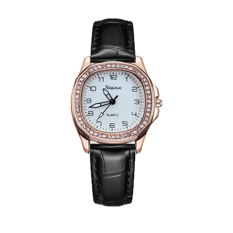 Retro British Style Watch Women'S Fashion Simple Junior High School Students High Value Niche Light Luxury Women'S Quartz Watch