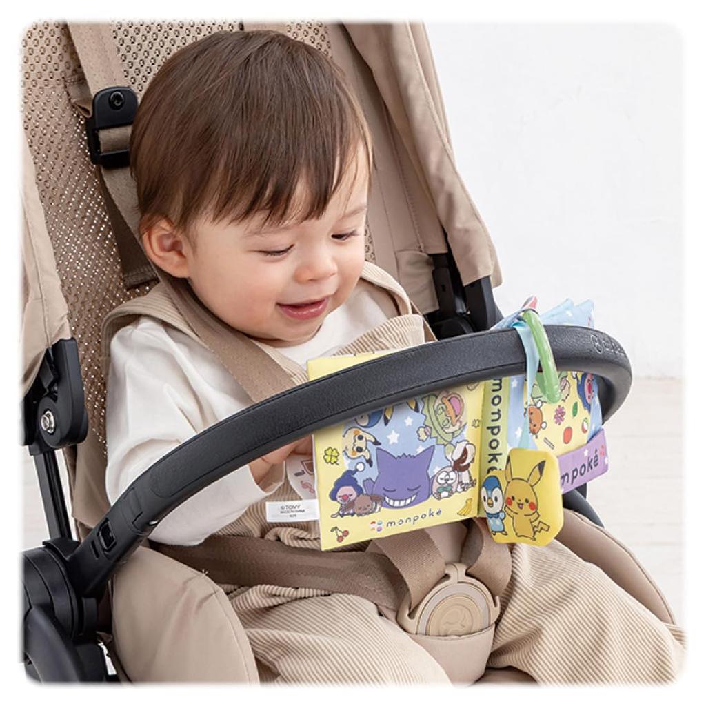 TAKARA TOMY Full of Cloth Picture Book for Going Out Monpoke Pokemon Mechanisms! Together,