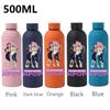 500ML KPop Dämonenjäger Cartoon Druck Sport Auslaufsicher Hohe Qualität Edelstahl Isoliert Wasserbecher Geburtstag Geburtstag Hohe Qualität Geschenke