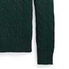 Polo Ralph Lauren Solid Color Logo Embroidered Cable Knit Turtleneck Sweater Kids Sweater Green 323868894-016