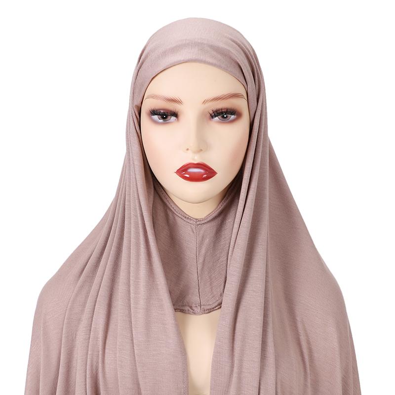 Full Cover Inner Muslim Jersey Hijab Instant Scarf Islamic Cap Head Wear Caps Underscarf Bone Bonnet Headcover Shawls