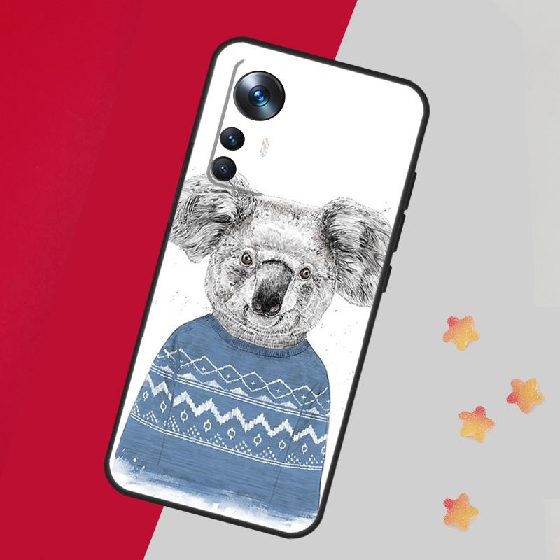 Cute Australia Koala Art For POCO X5 X3 Pro M5 M5s F4 X4 F3 F5 Case For Xiaomi 13 13T Pro 12 Lite 12X 11T 12T 14 Pro
