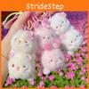 Cherry Blossom Creative Kitten Bear Rabbit Overlapping Plush Doll Pendant