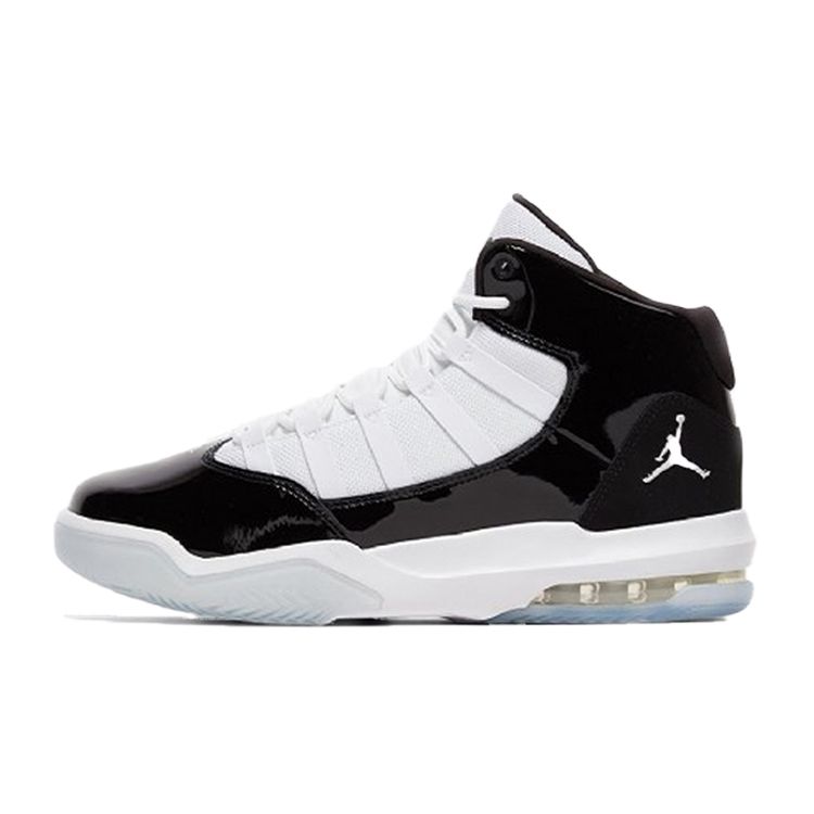 

Air Jordan Jordan Max Aura GS Черно-белые детские кроссовки AQ9214-011