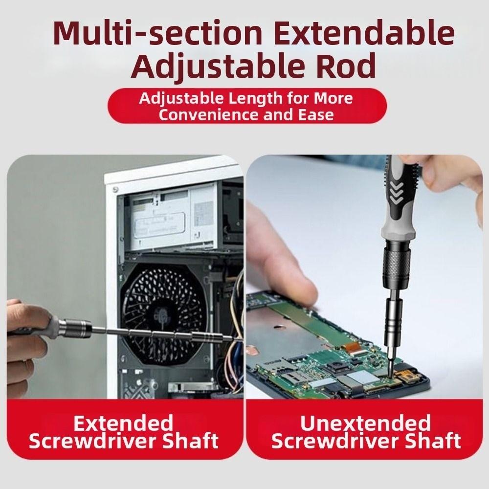 Magnetic Bits 115 In1 Screwdriver Set Corrosion Resistant Magnetic Screwdriver Set  Camera Repair