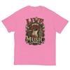 Vintage Rock Music T Shirt Retro Guitar Concert Poster Tee Distressed Band Style Graphic Shirt Music Lover Gift Unisex Rocker Tee