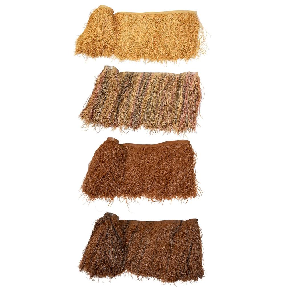 Artificial Thatch Roof Roll Synthetic Thatch Panel Garden Pavilion Decor Bar Hut Grass for Bar