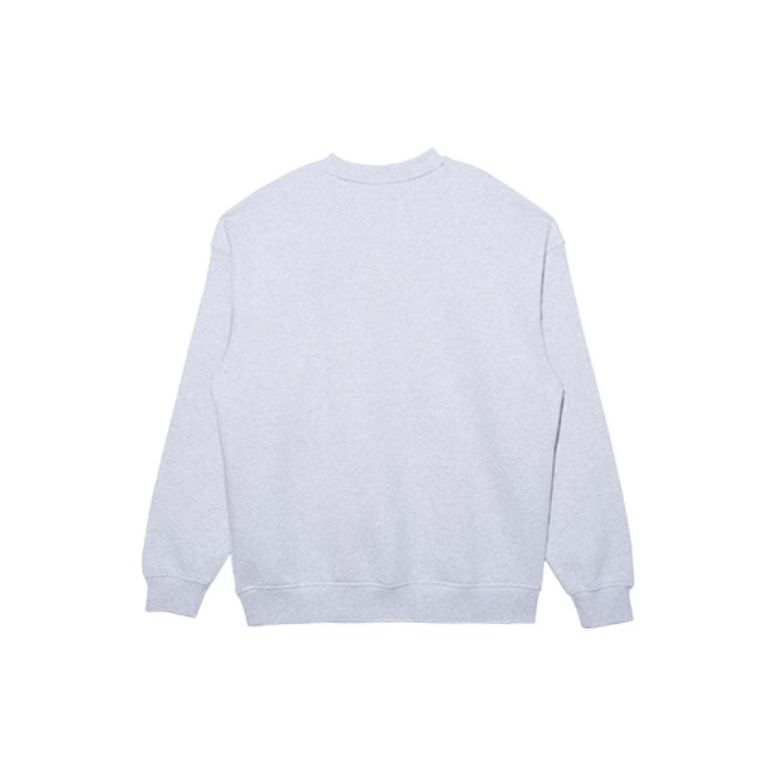 New Era FW22 Solid Color Fleece Lined Long Sleeve Pullover Minimalist Sweatshirt Unisex sweatshirt Gray 13338623