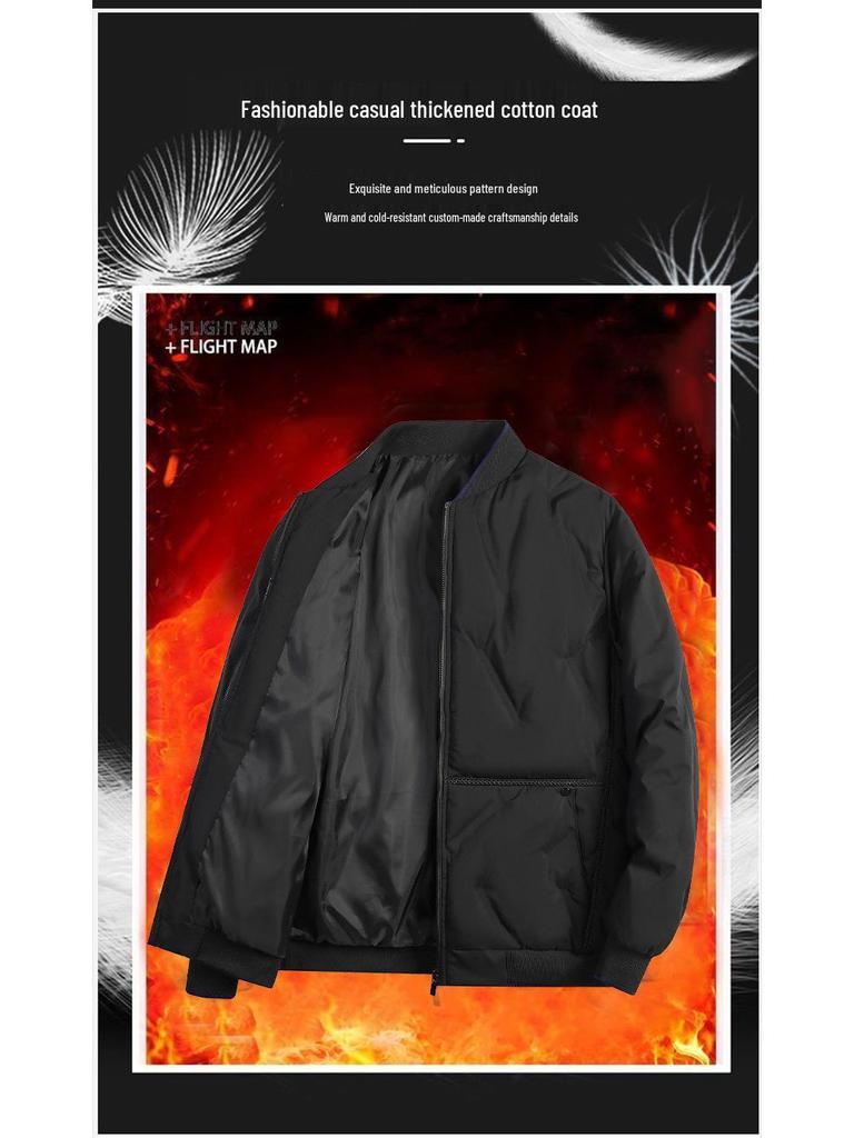 M9898 Manteau d'hiver épais en coton pour homme, Marque tendance, Tailles M-8XL.