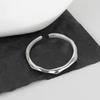 Minimalist Fashion Adjustable Open Index Ring Unique Personalized Simple Versatile Jewelry For Women And Men