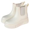 2025 New Women's Waterproof Commuter Rain Boots Fashionable Water Boots Non-Slip Rubber Shoes Ladies PVC Insole