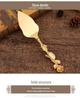 Creative European Dessert Baking Tools: Two-Piece Knife & Spatula Set with Rose Handle