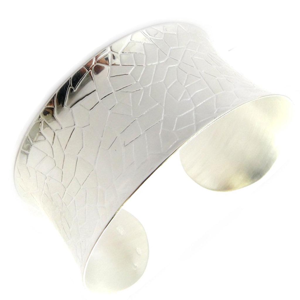Les Trésors De Lily [M8716] - Bracelet Argent 'Cleopatra' argenté - 30 mm