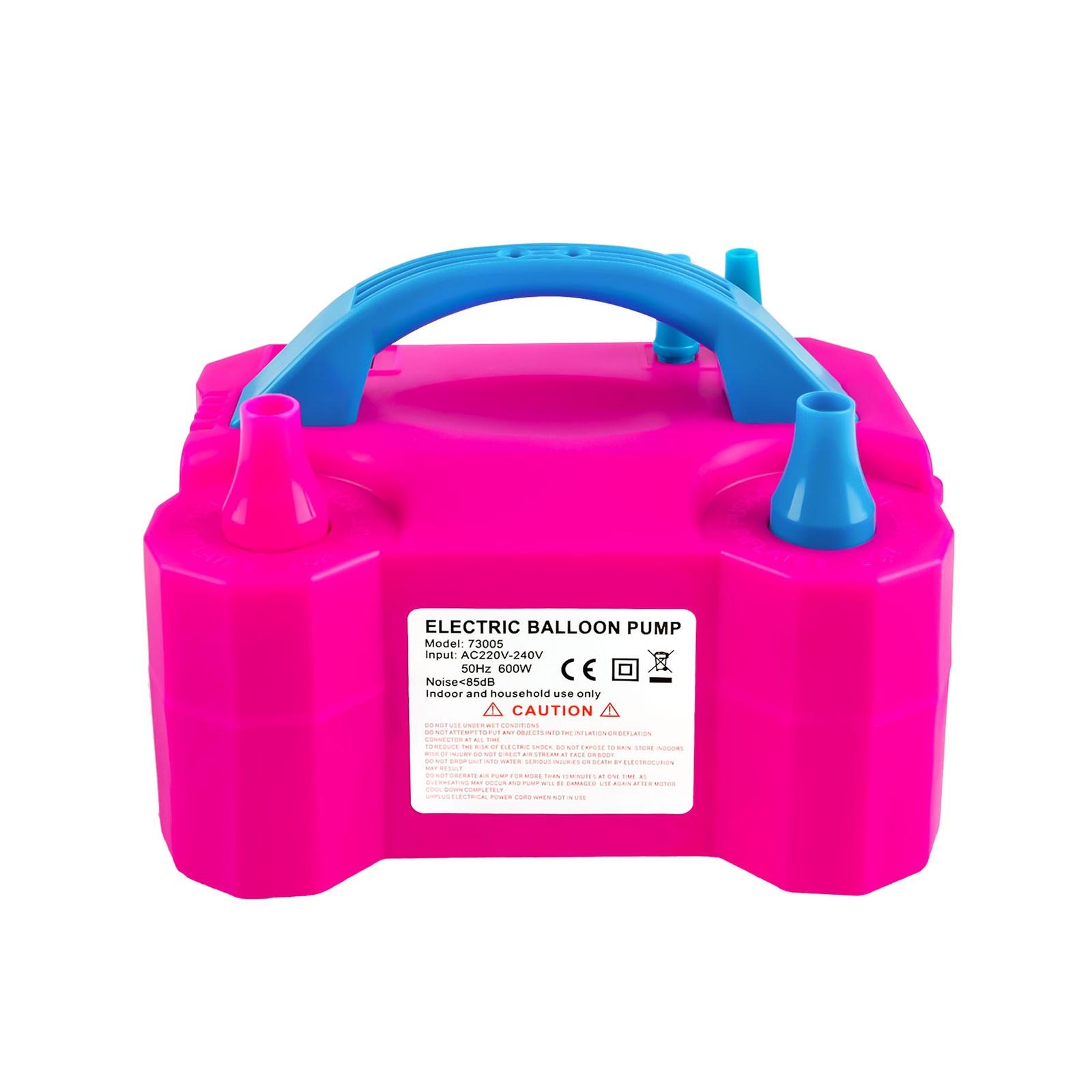 Electric Balloon Pump Double Nozzle Air Inflator Portable Air Pump for Inflating Balloons Party Decorations Wedding Events and Celebrations