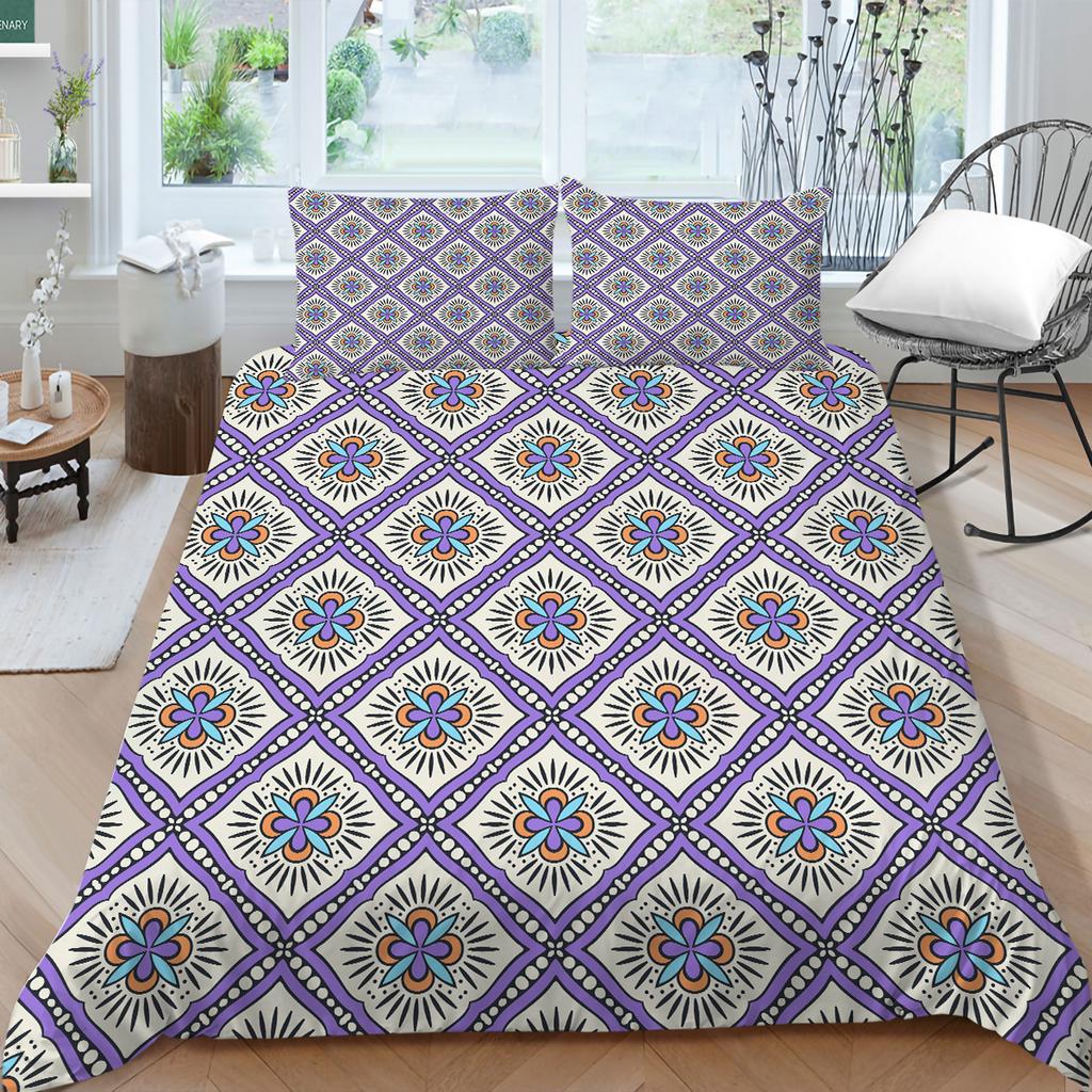3D Bohemian Home Bettwäsche Bettbezug Luxus Bettwäsche Set Bettbezug Kissenbezug Blatt/Doppelbett in voller Größe 2/3-teilige Schlafzimmerdekoration