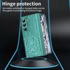 Electroplated Plastic Phone Case for Samsung Galaxy Z Fold 7 6 5 4 3 Fold6 Fold5 Fold4 Fold7 Hard Shell Hinge Protection Cover